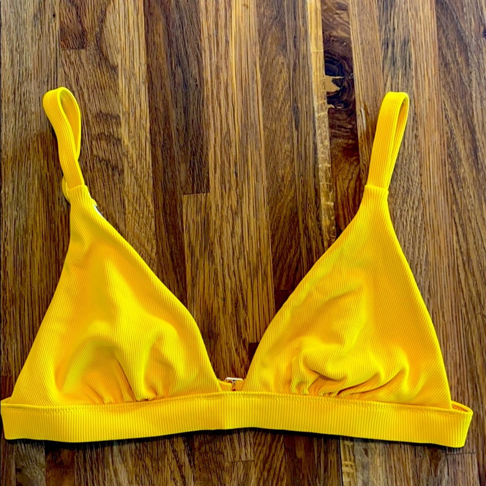 Bright Yellow Bikini top